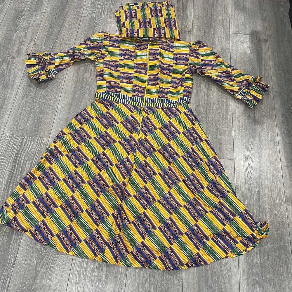 African Print Kente Dress Ankara - image 8