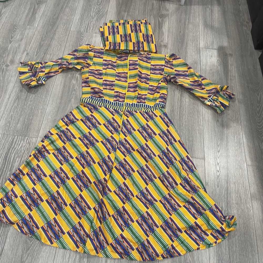 African Print Kente Dress Ankara - image 9