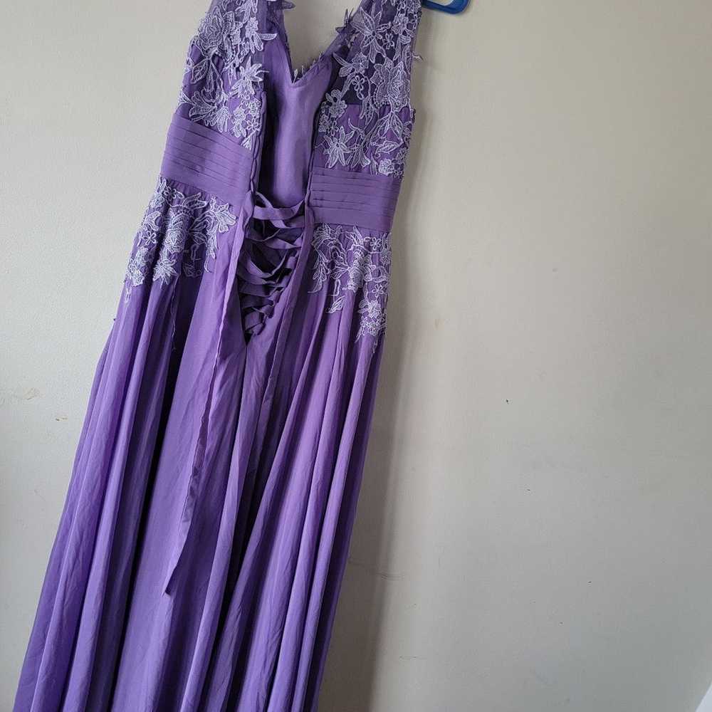 Light purple formal dress - image 2