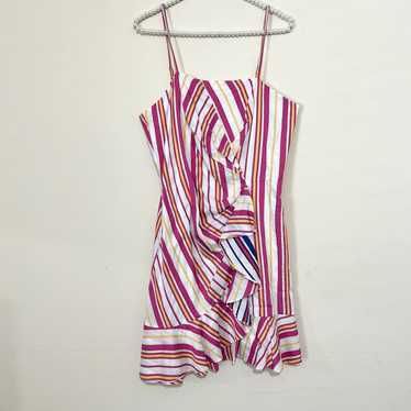Parker Jay Candy Stripe Mini Dress - image 1