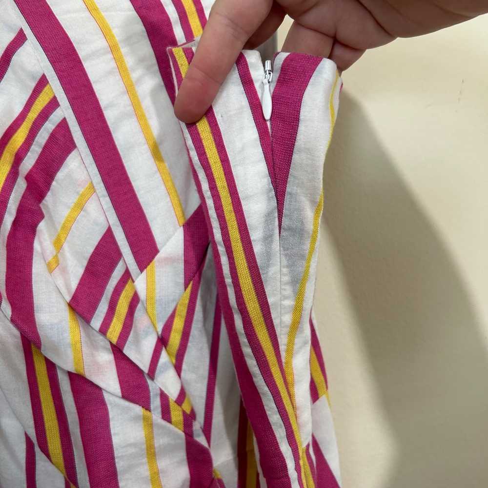 Parker Jay Candy Stripe Mini Dress - image 4