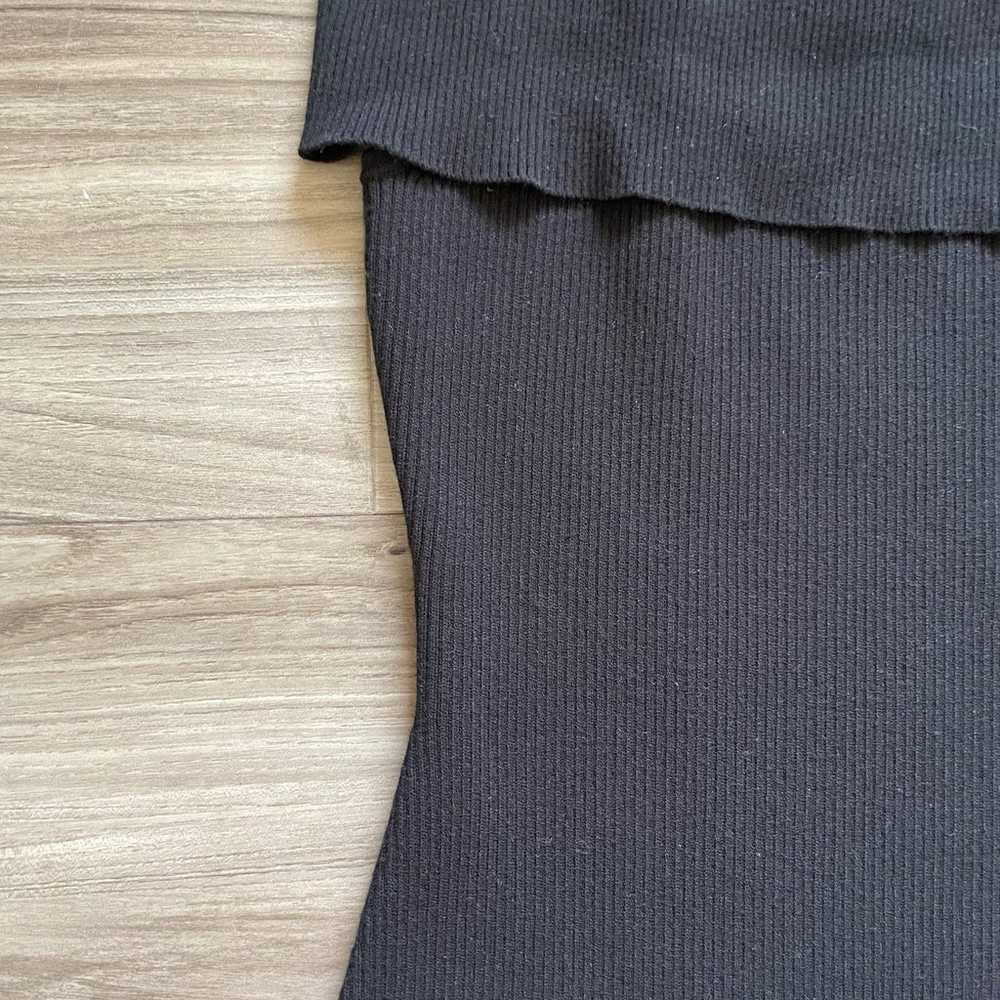 A.L.C. Knit Black Mini Sweater Dress - image 4