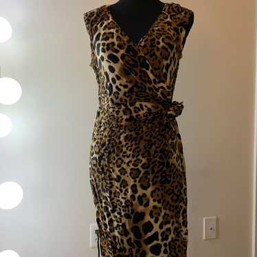 Nanette lepore cheetah printed dress
