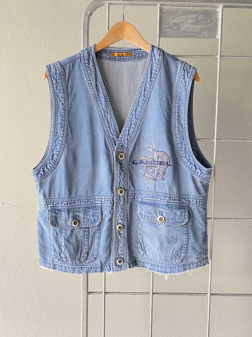 Lancel LANCEL 2 pockets denim vest - image 10