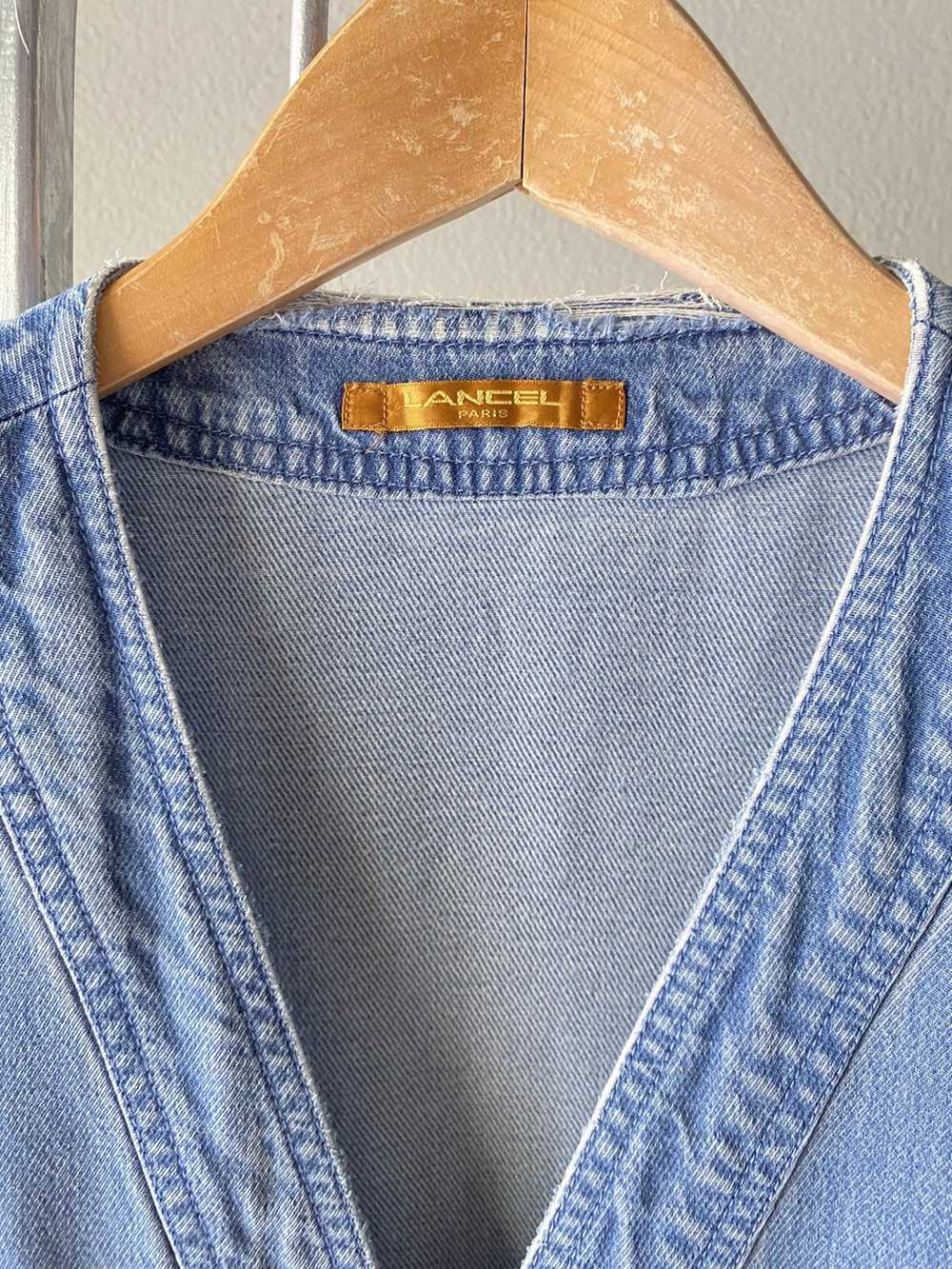 Lancel LANCEL 2 pockets denim vest - image 12