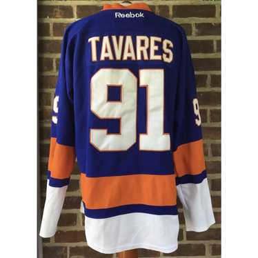 New York Islanders Authentic Reebok SEWN NUMBERS Jonathan Tavares high quality Jersey Size 48