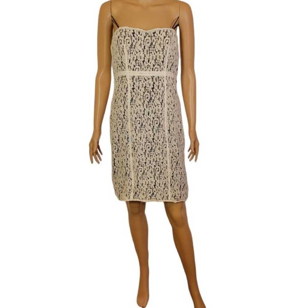 JS Collections Lace Strapless Dress (Size 8) - image 7