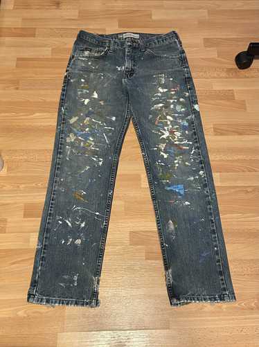 Lee × Supreme × Vintage Paint Splatter Distressed 