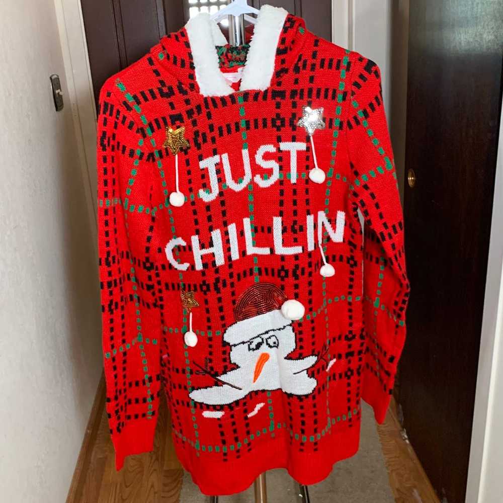 Other Women's Christmas Ugly Sweater Snow Man Siz… - image 1