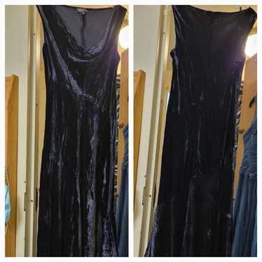 Black Velvet   Evening gown