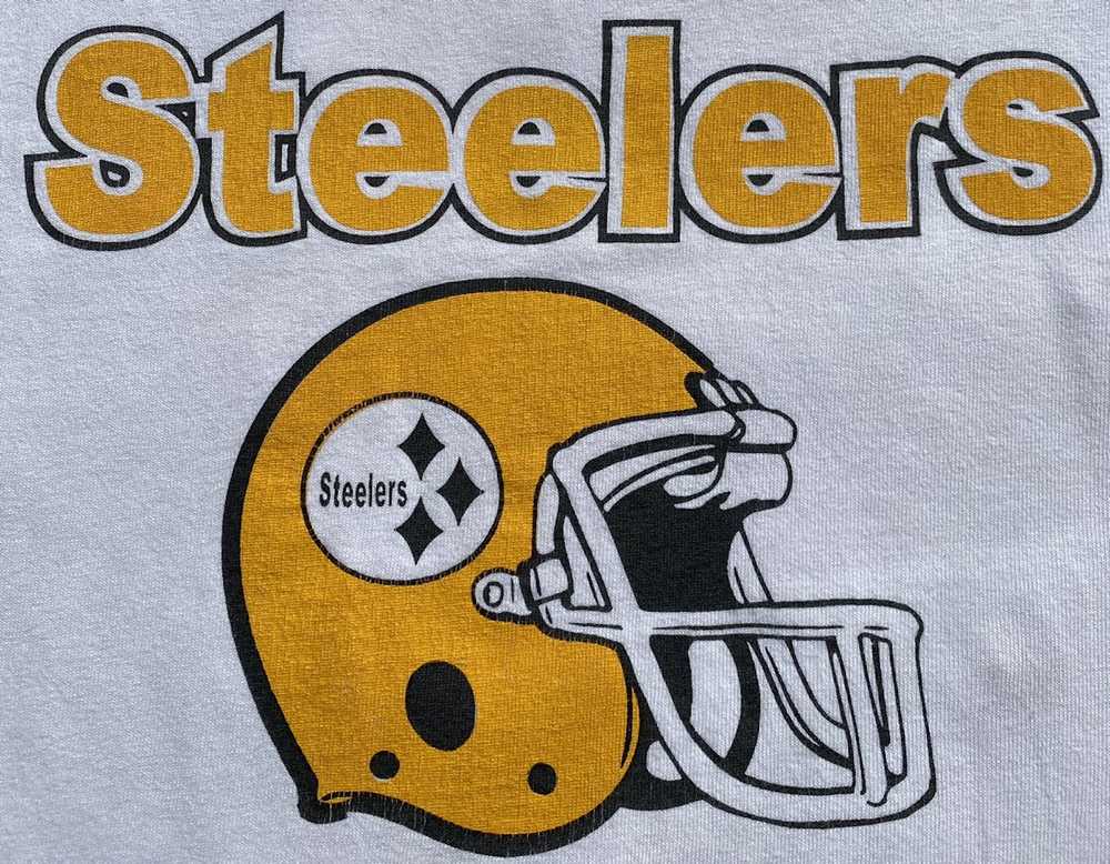 Gildan Vintage 90’s Pittsburgh Steelers T-Shirt M… - image 3