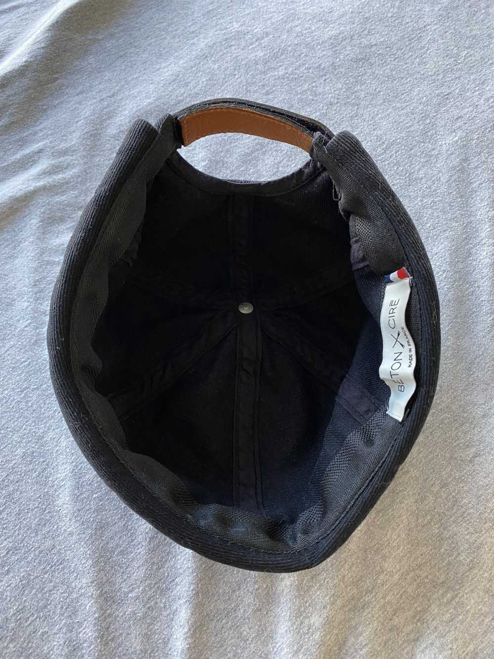 Beton Cire Black washed denim hat - image 2