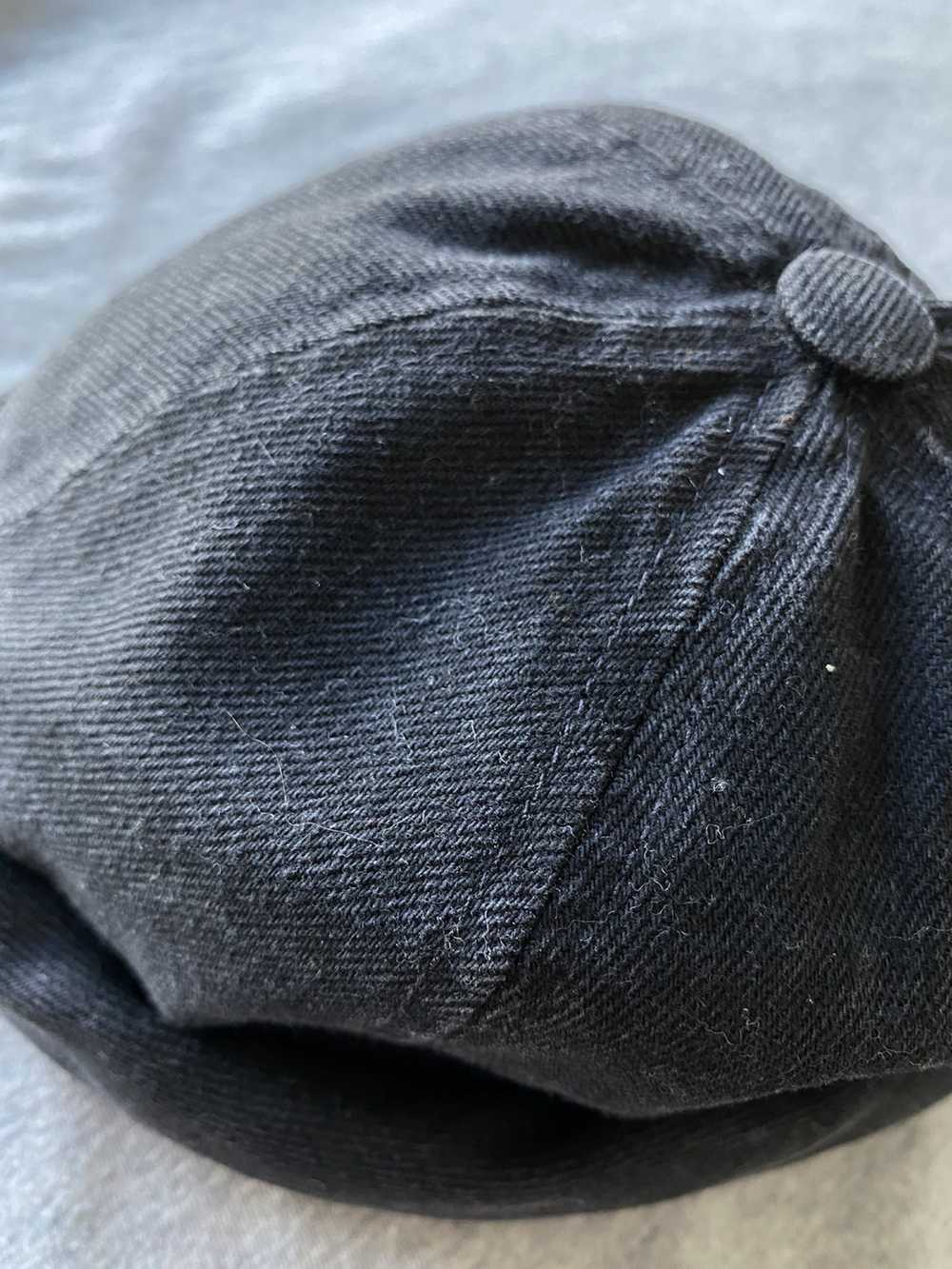 Beton Cire Black washed denim hat - image 8