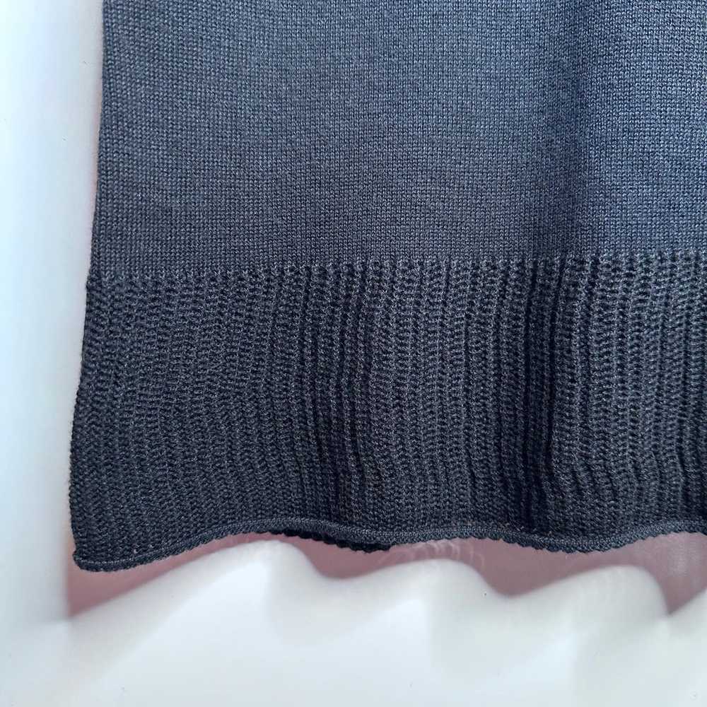 Kier + J Black Long Sleeve Sweater Dress Size Lar… - image 6