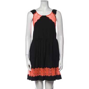 SANDRO Scoop Neck Mini Dress Size: 3 | Large - image 1
