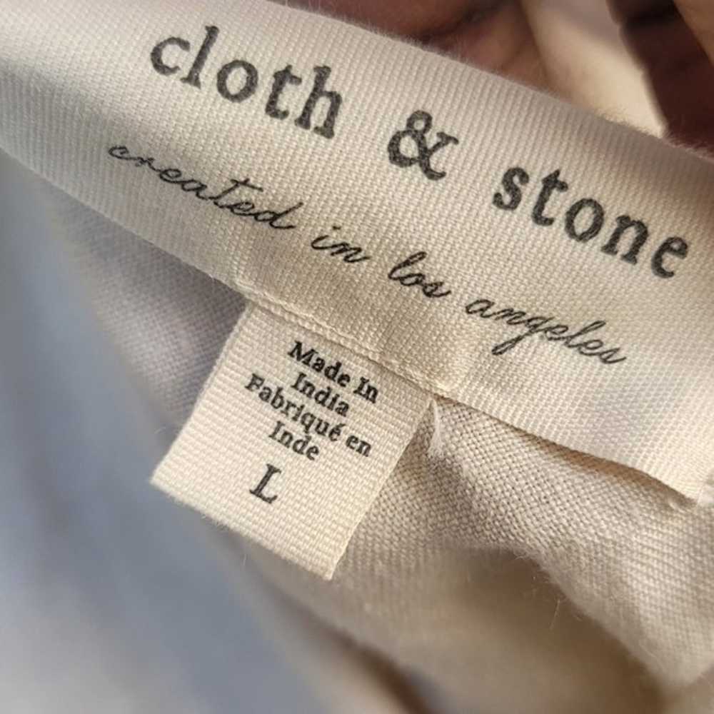 Anthropologie Cloth & Stone $169 Beige 100% Linen… - image 3