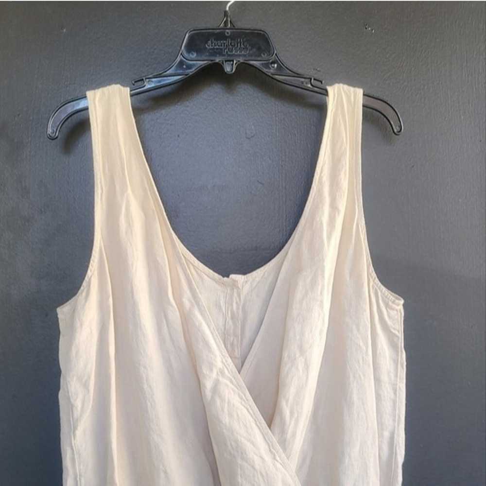 Anthropologie Cloth & Stone $169 Beige 100% Linen… - image 8