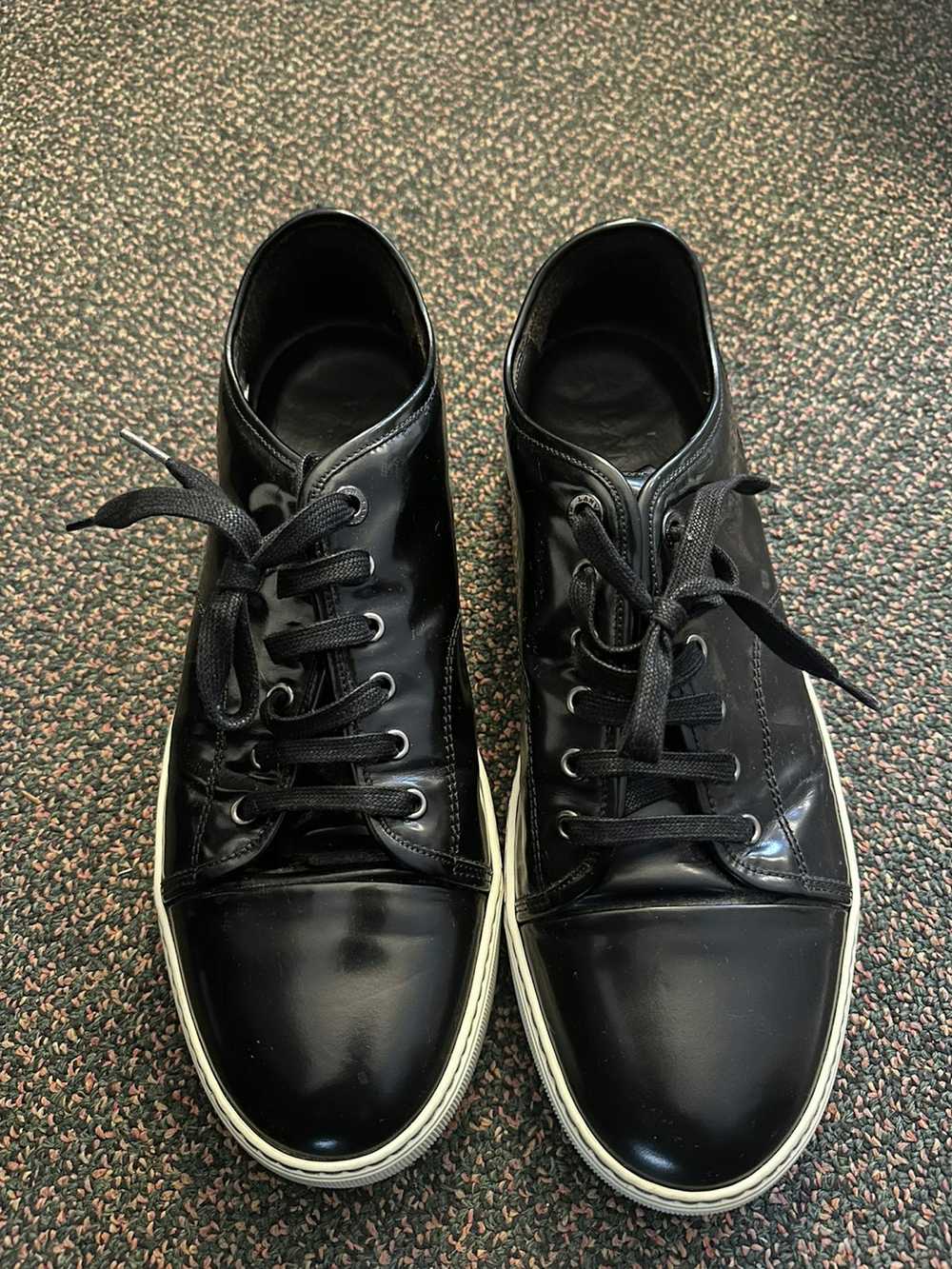 Lanvin Men’s Lanvin Patent Leather Size 10 Shoes … - image 1