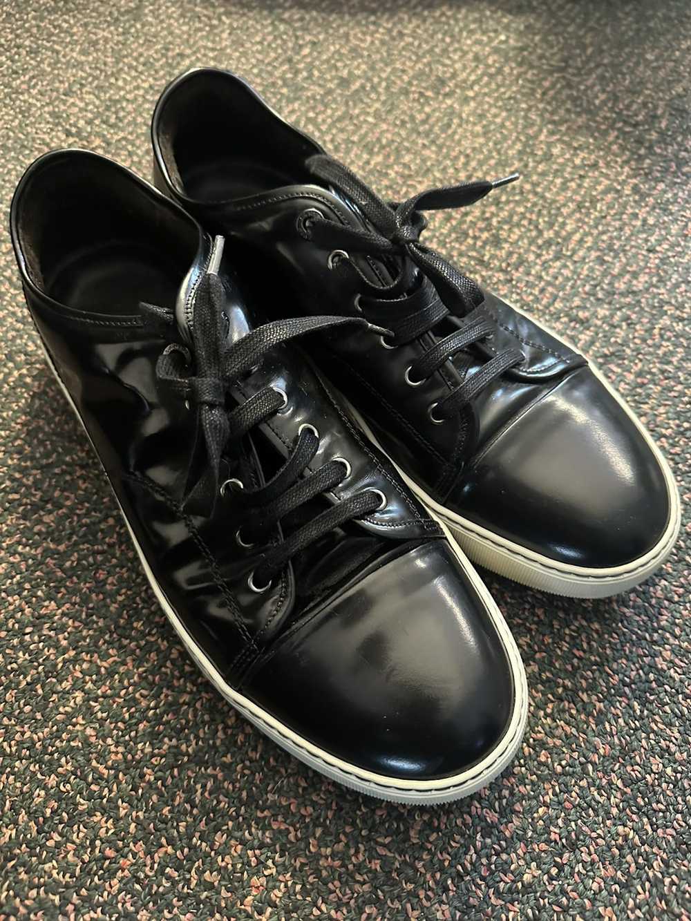 Lanvin Men’s Lanvin Patent Leather Size 10 Shoes … - image 3