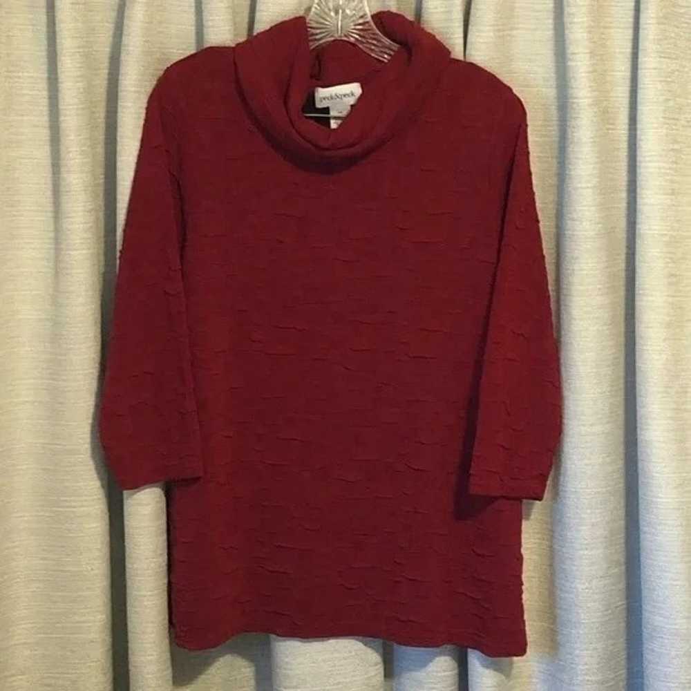 sleeve cowl neck top - image 2