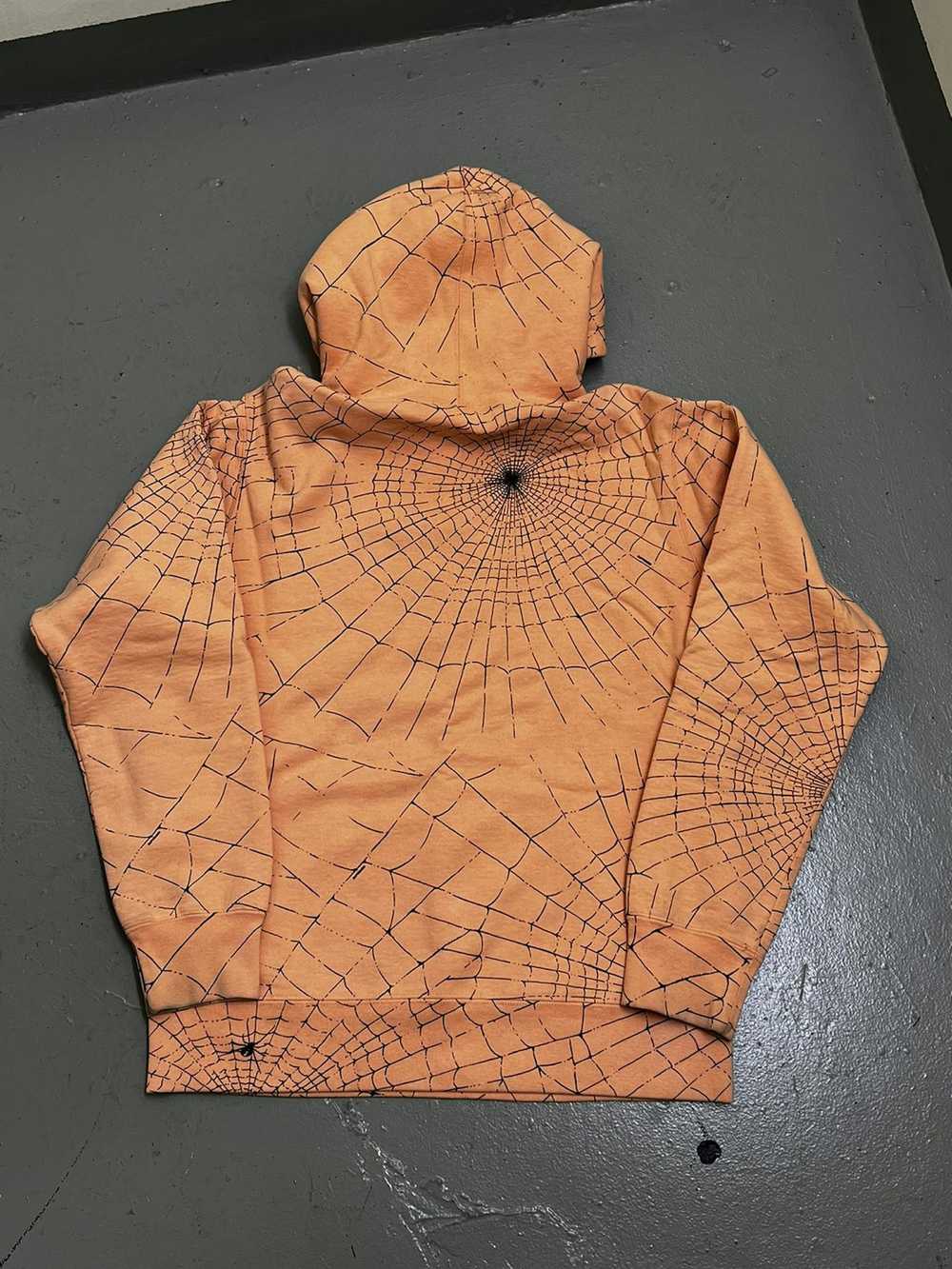 Supreme Supreme spiderweb hoodie Peach - image 3