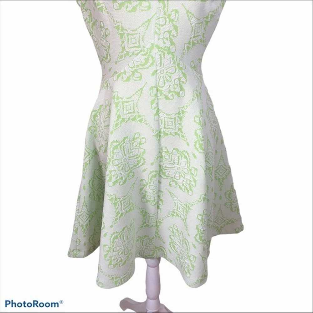 Union Made Vintage Lime Green Double Knit Dress S… - image 2