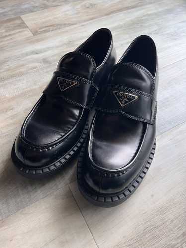 prada loafers mens black Gem