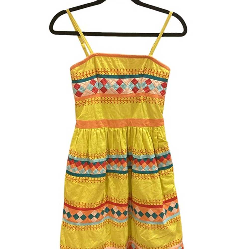 Leifsdottir Anthropologie midi dress size 0  QUIL… - image 4