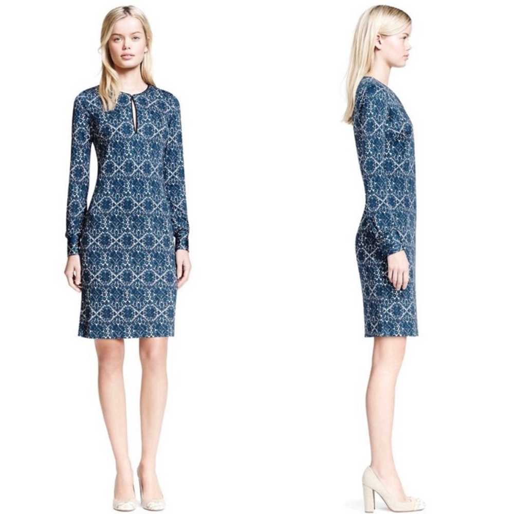 Tory Burch Walker Long-Sleeve Fitted Dress - image 2
