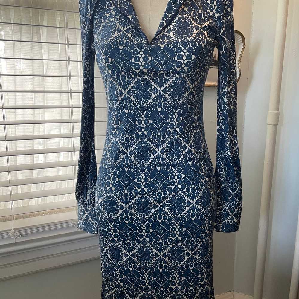 Tory Burch Walker Long-Sleeve Fitted Dress - image 3