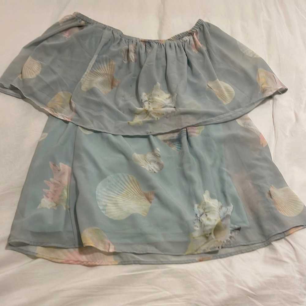 EUC Suzie’s Seashells mini mako dress - image 3