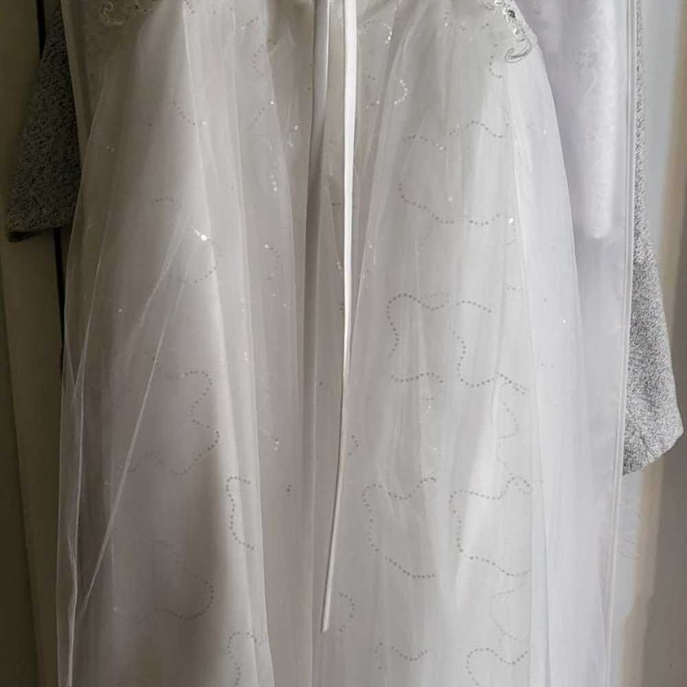 Size 2; Bridal Strapless Bandage Wedding Tulle Dr… - image 9