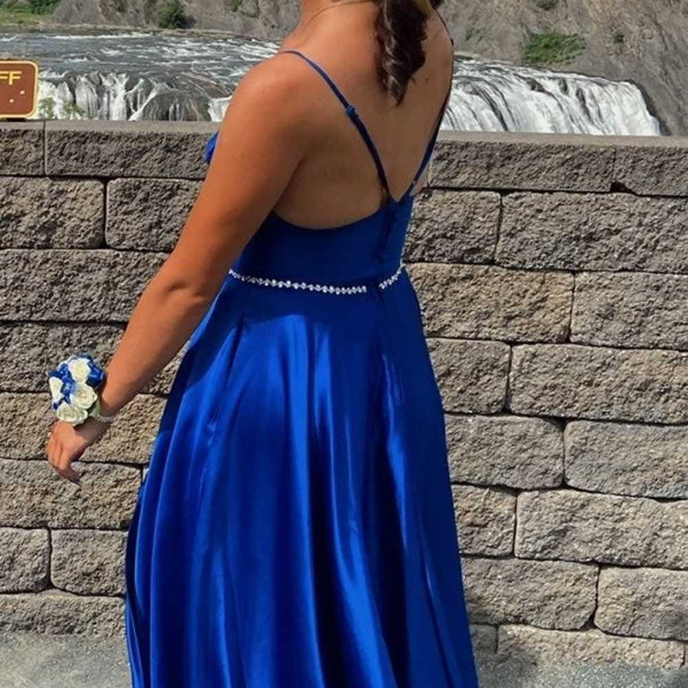 Blue prom dresses - image 2