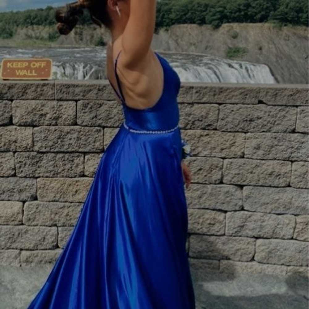 Blue prom dresses - image 3