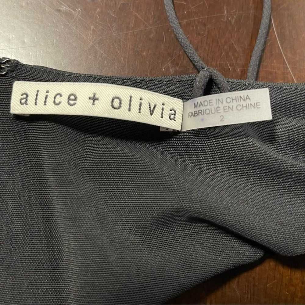 Alice + Olivia Havana dress in slinky interlock k… - image 10