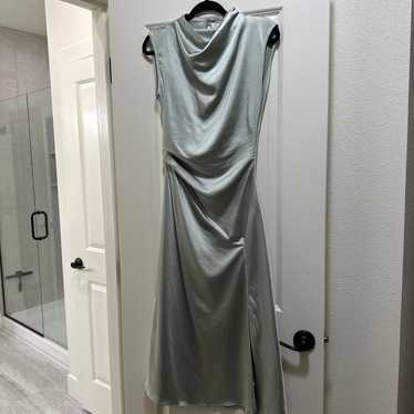 Clarissa Cami Strap Mini Dress with Front Drape Detail