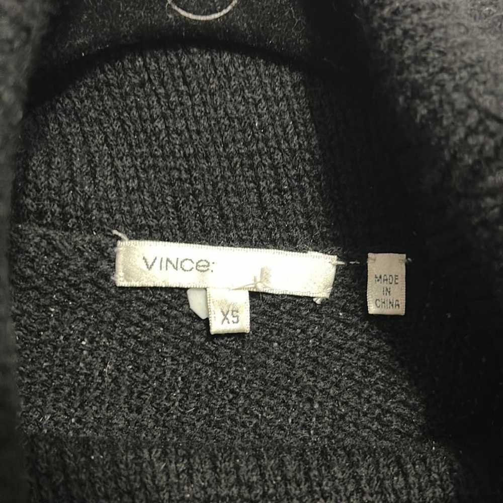 Vince Cowl neck Black Sweater long sleeves dress … - image 2
