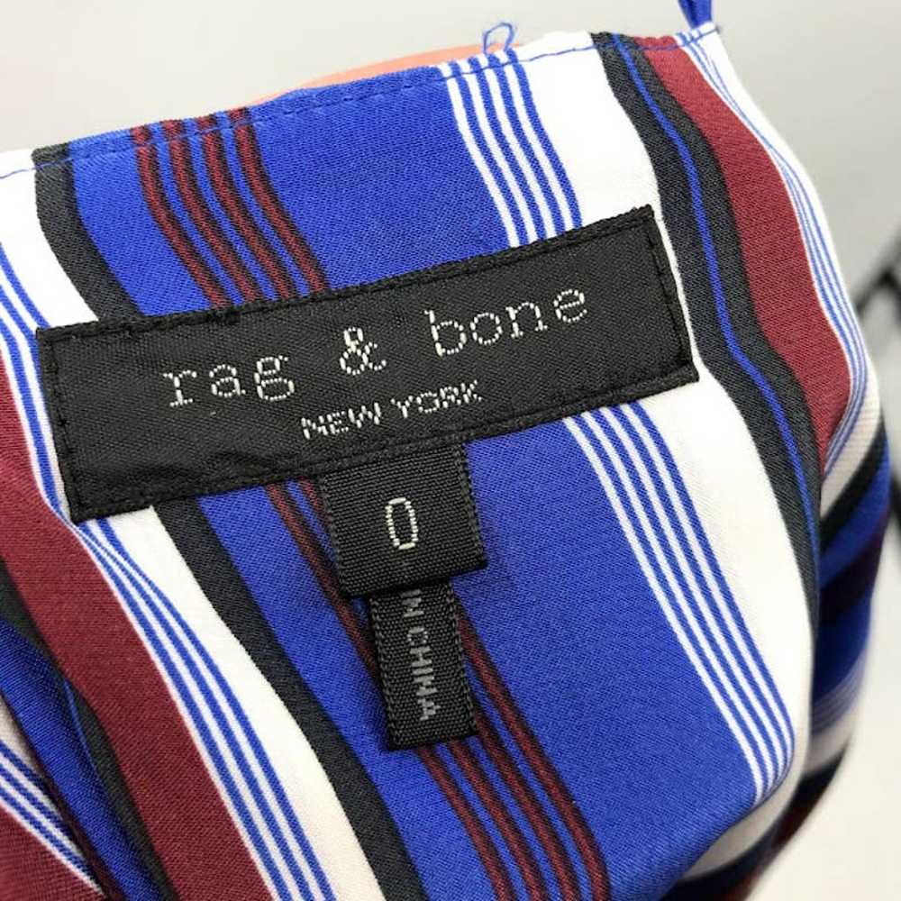Rag & Bone Felix Stripe Jumpsuit 0 Surplice V-Nec… - image 4