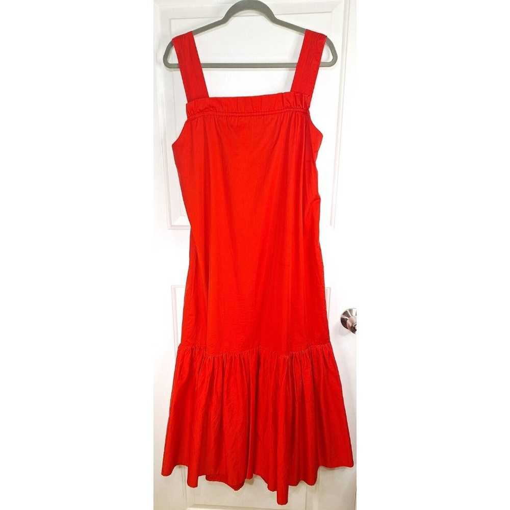 Anthropologie Kasia Womens Maxi Dress Red Loose T… - image 2