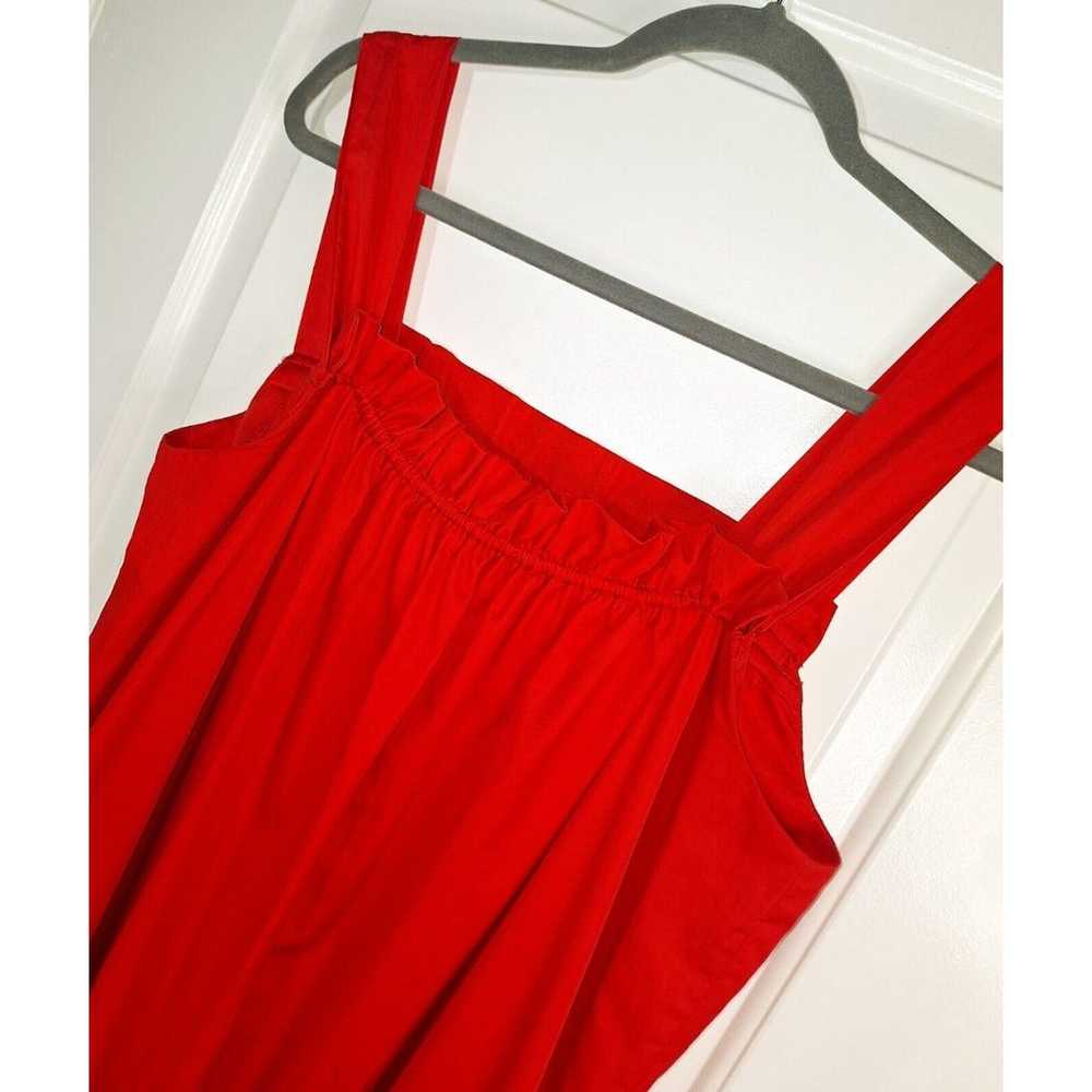 Anthropologie Kasia Womens Maxi Dress Red Loose T… - image 3