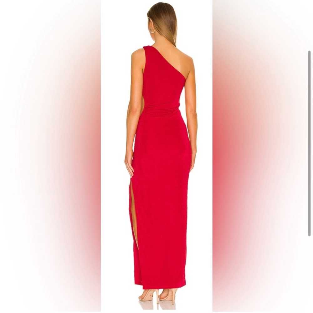superdown | red maxi dress medium - image 4
