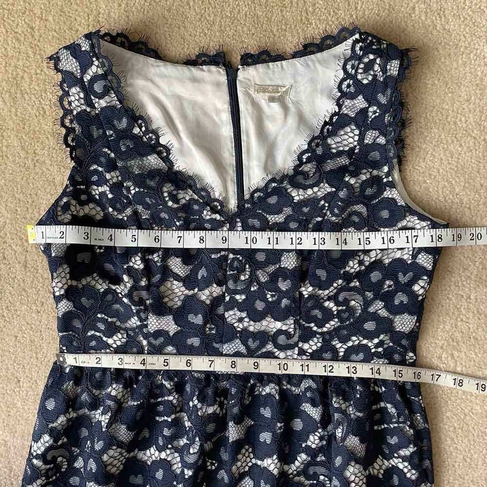 NWOT Shoshanna Sierra Lace Navy Blue Dress Sz 10 - image 10