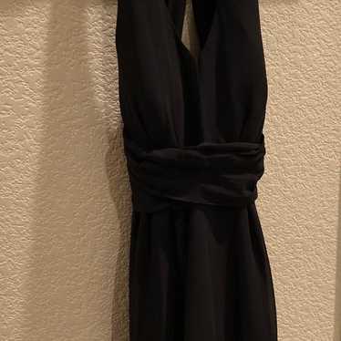 Guess brand halter style little black dress, size 