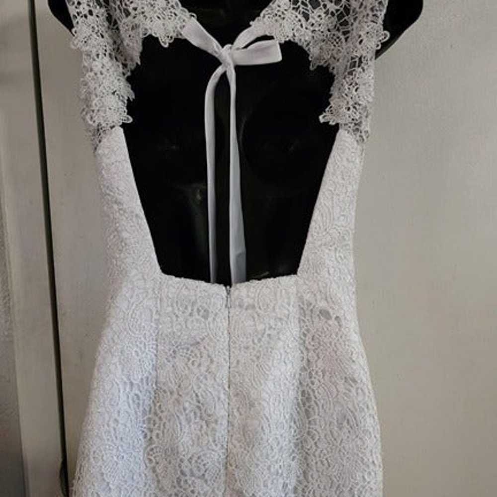 Size 6 or 8: Hebo's Lace Mini Dress - image 2