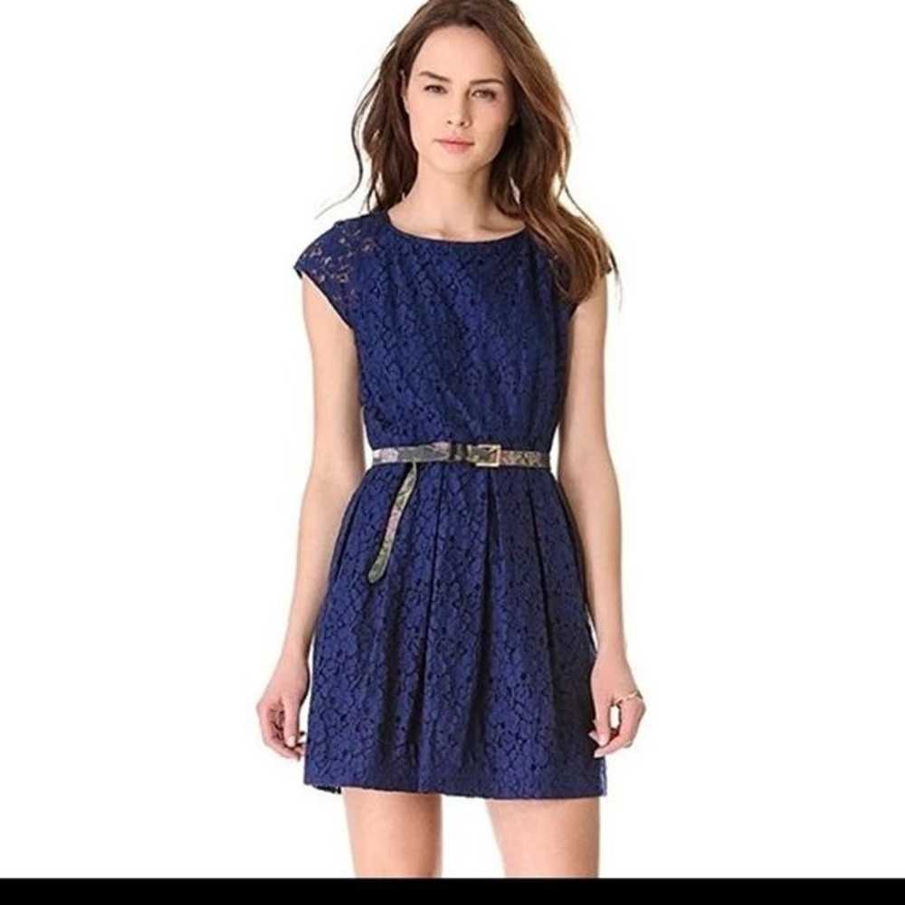 MADEWELL Navy Blue Lace Size 8 Dress - image 1