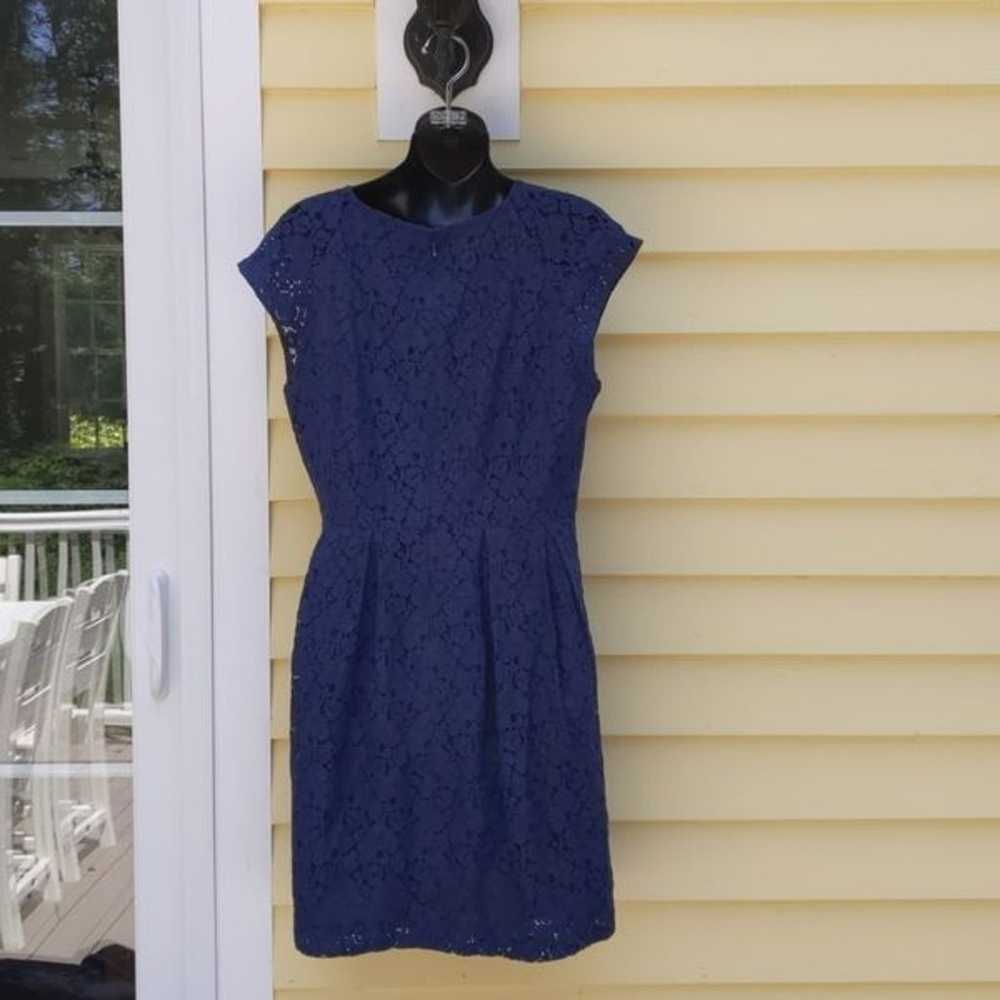 MADEWELL Navy Blue Lace Size 8 Dress - image 4