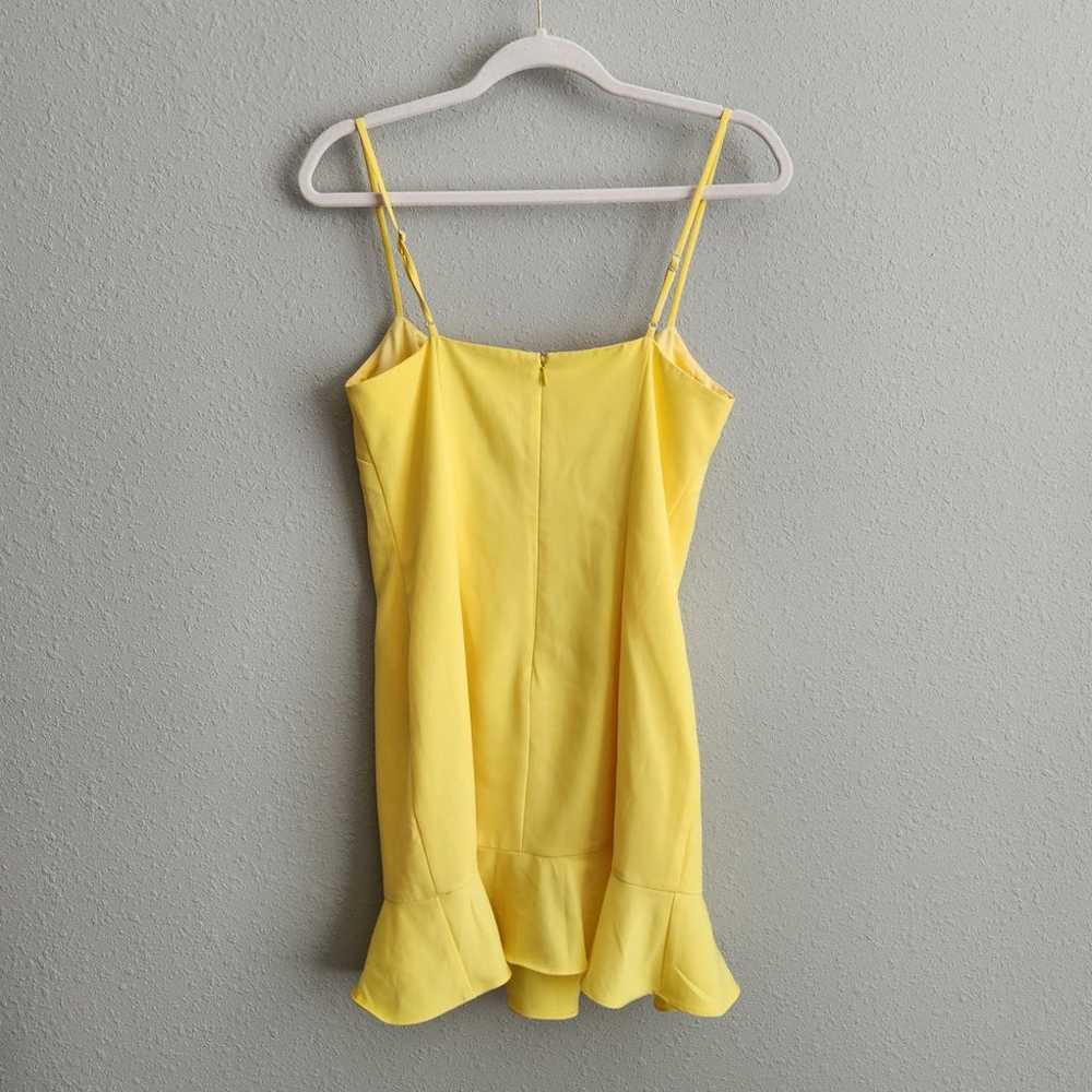Lovers & Friends Teddy Mini Dress in Lemon Yellow… - image 8