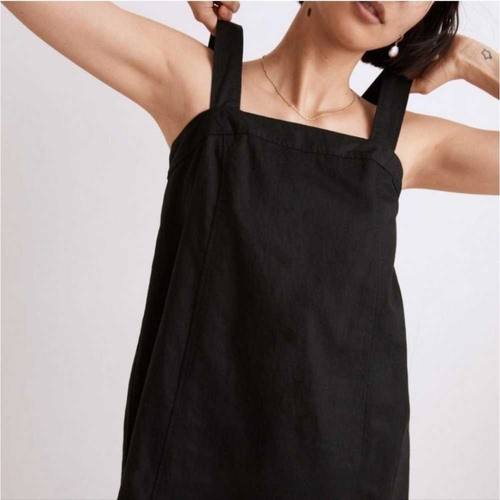 NWT Madewell Cotton and Linen blend Apron Dress s… - image 12
