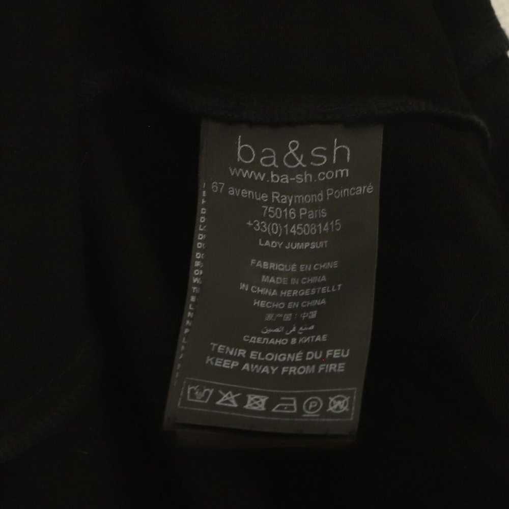 Ba&sh Fasme Double V-Neck Crepe Jumpsuit L Noir B… - image 6