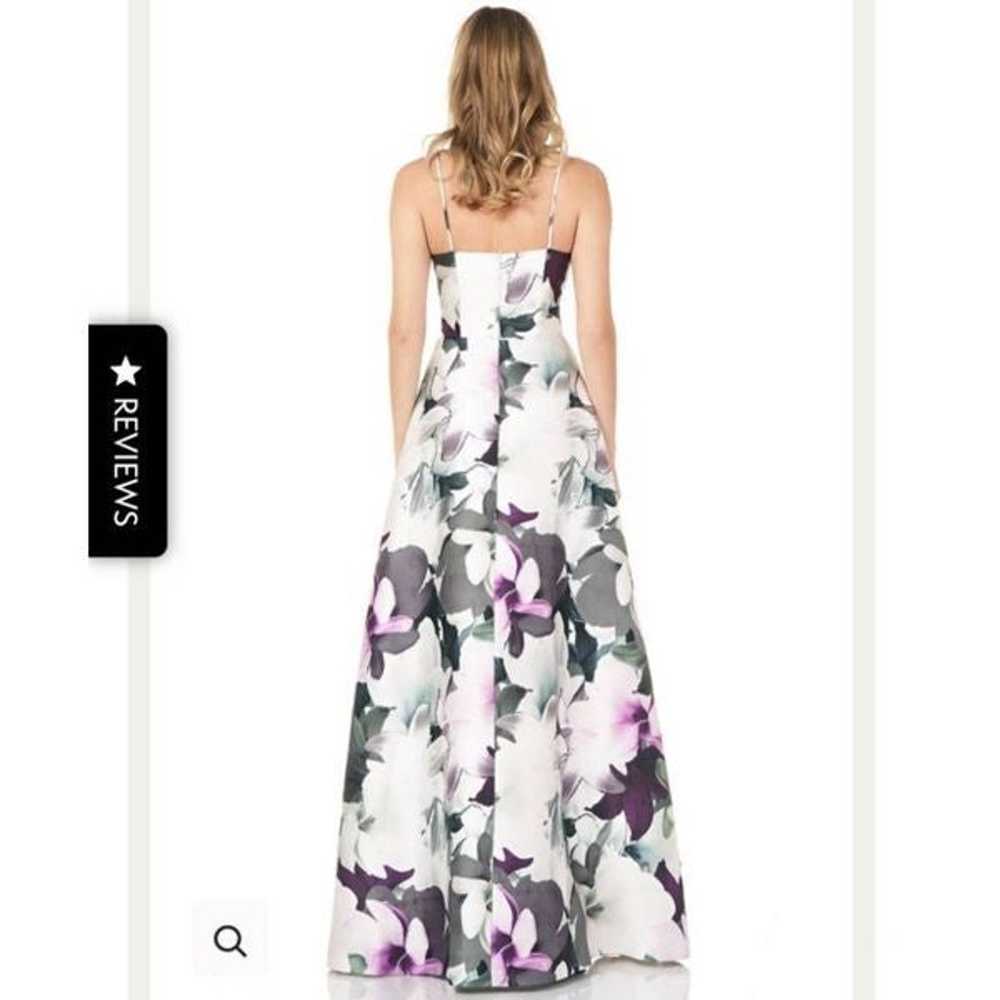 Kay Unger Floral Printed Gown - image 5